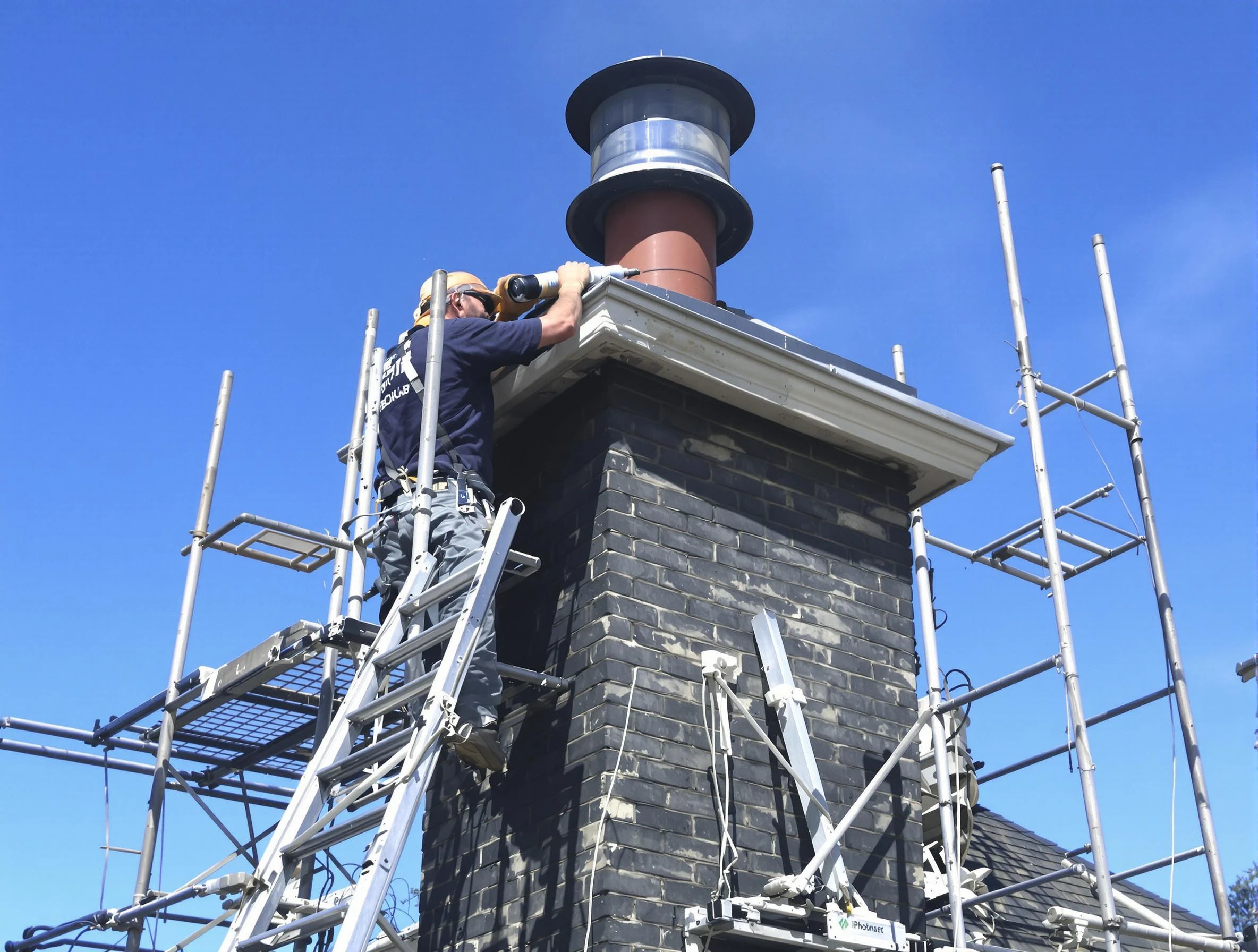 Sturdy chimney crown finished by North Salt Lake Chimney Sweep in North Salt Lake, UT