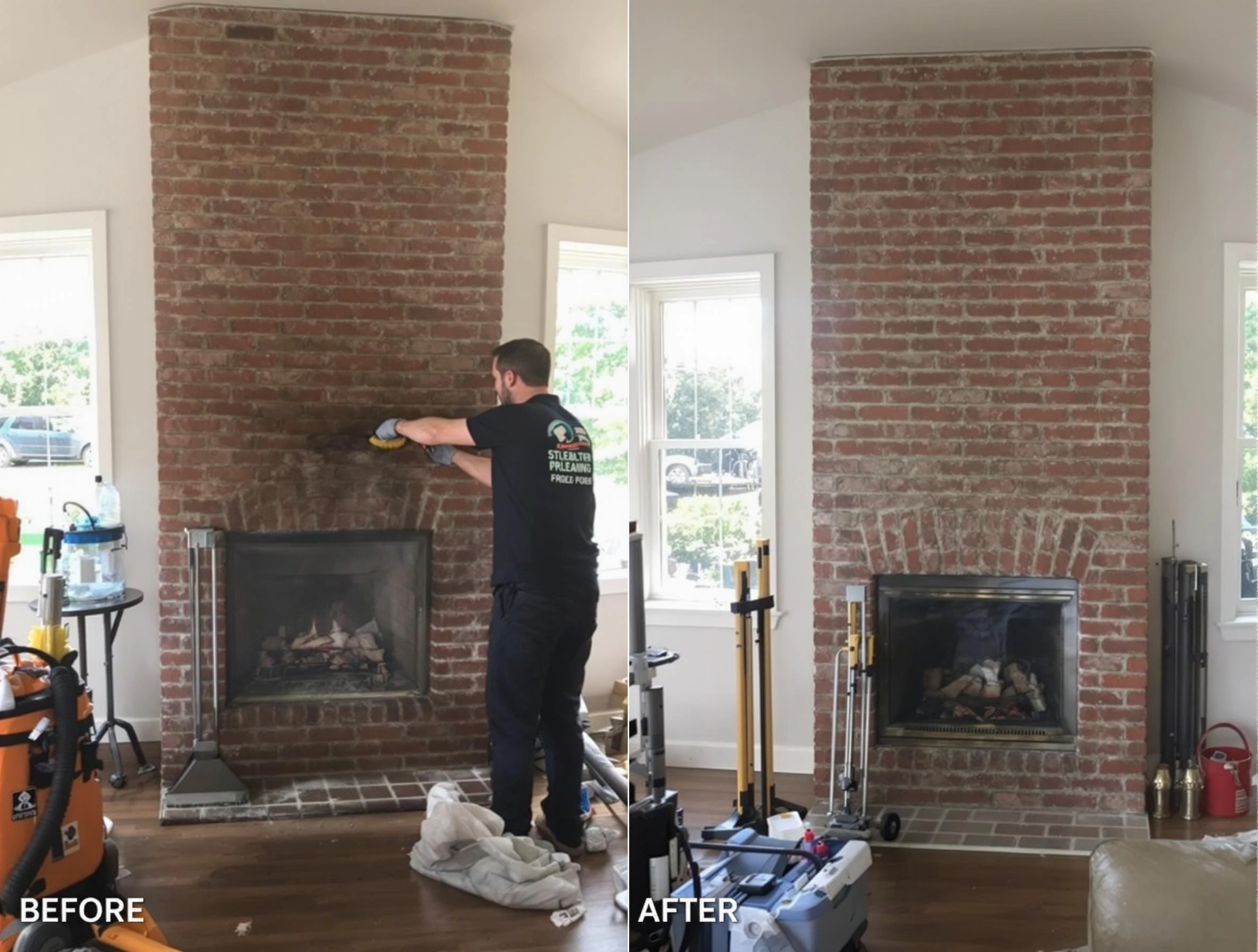 Finished chimney sweeping service by North Salt Lake Chimney Sweep in North Salt Lake, UT